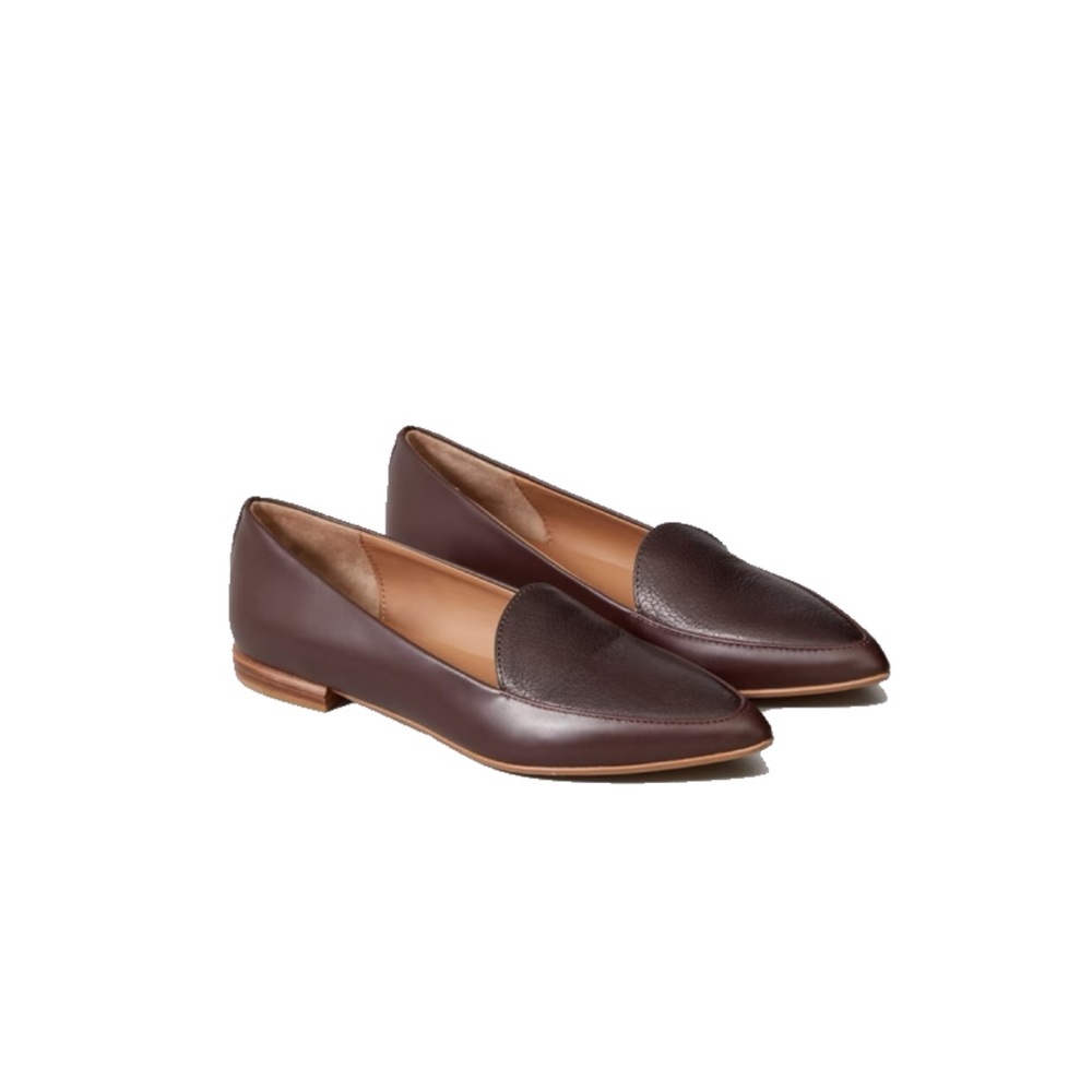 Everlane Pointed Toe Brown Loafers